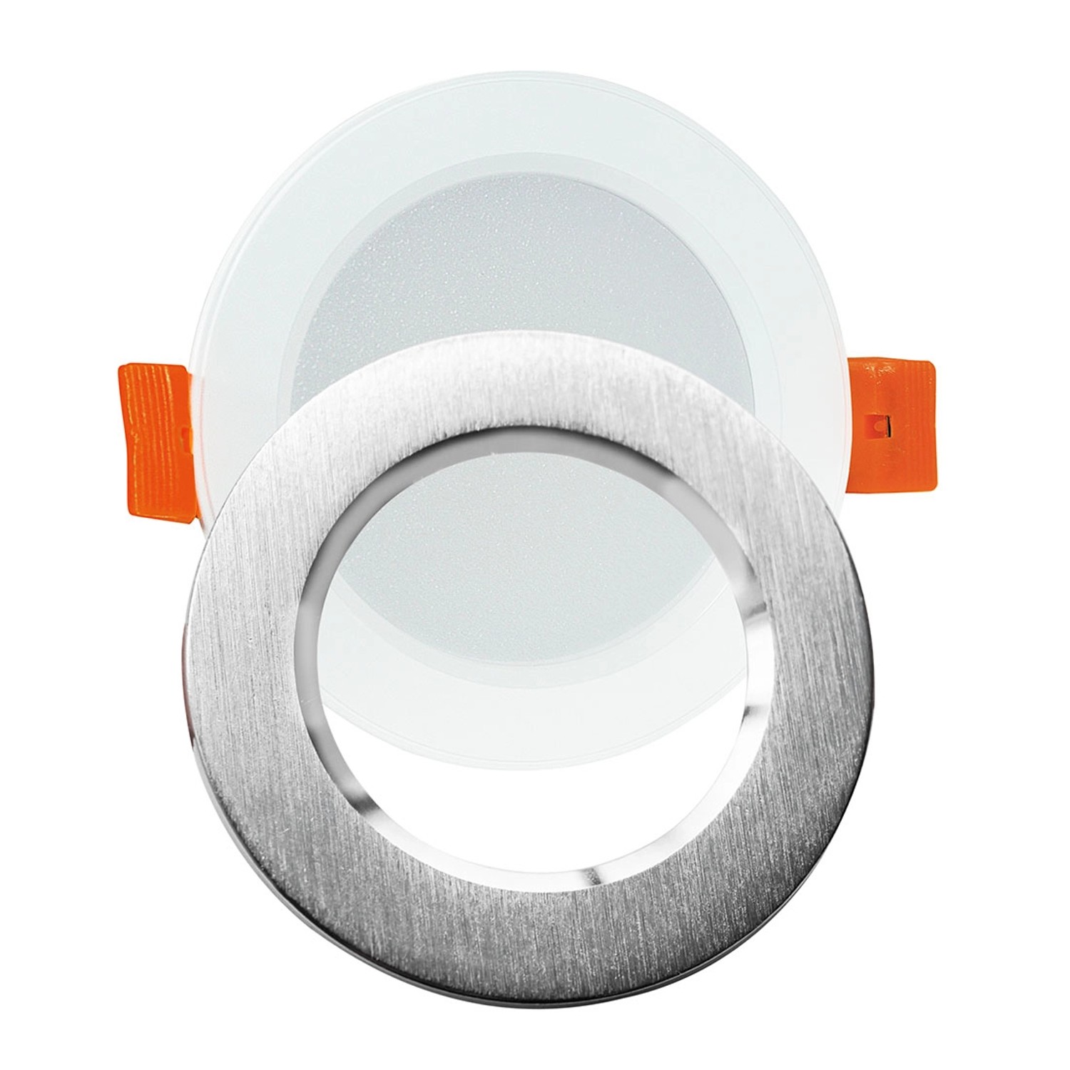 Oprawa podtynkowa LED ZOE 4000K 430lm 4,8W srebrna