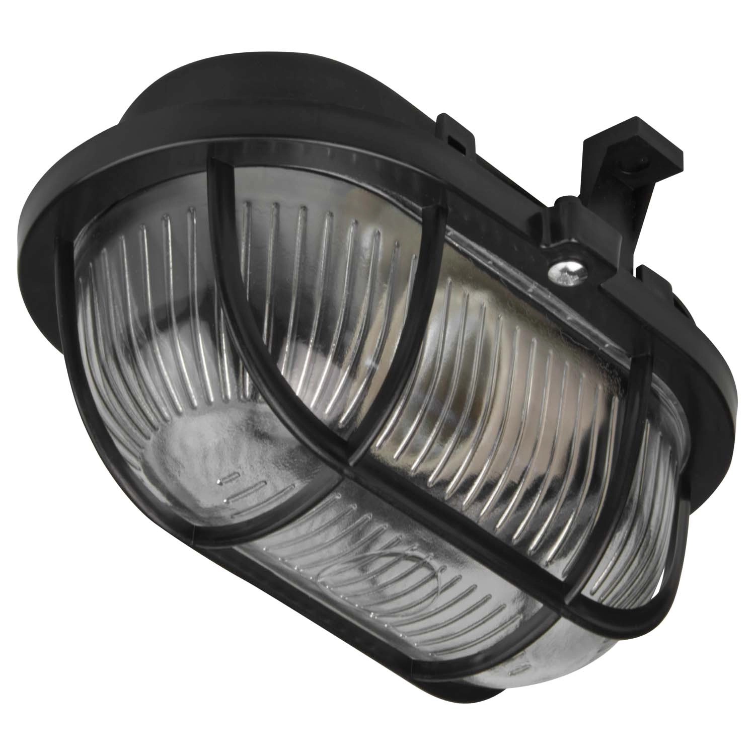 DPM Oprawa kanałowa 1xE27 40W IP44 plastikowa czarna