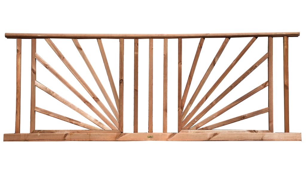 SYLVA ELEGANCKI PŁOT SZTACHETOWY - LONDYN - PANEL 90x250 CM