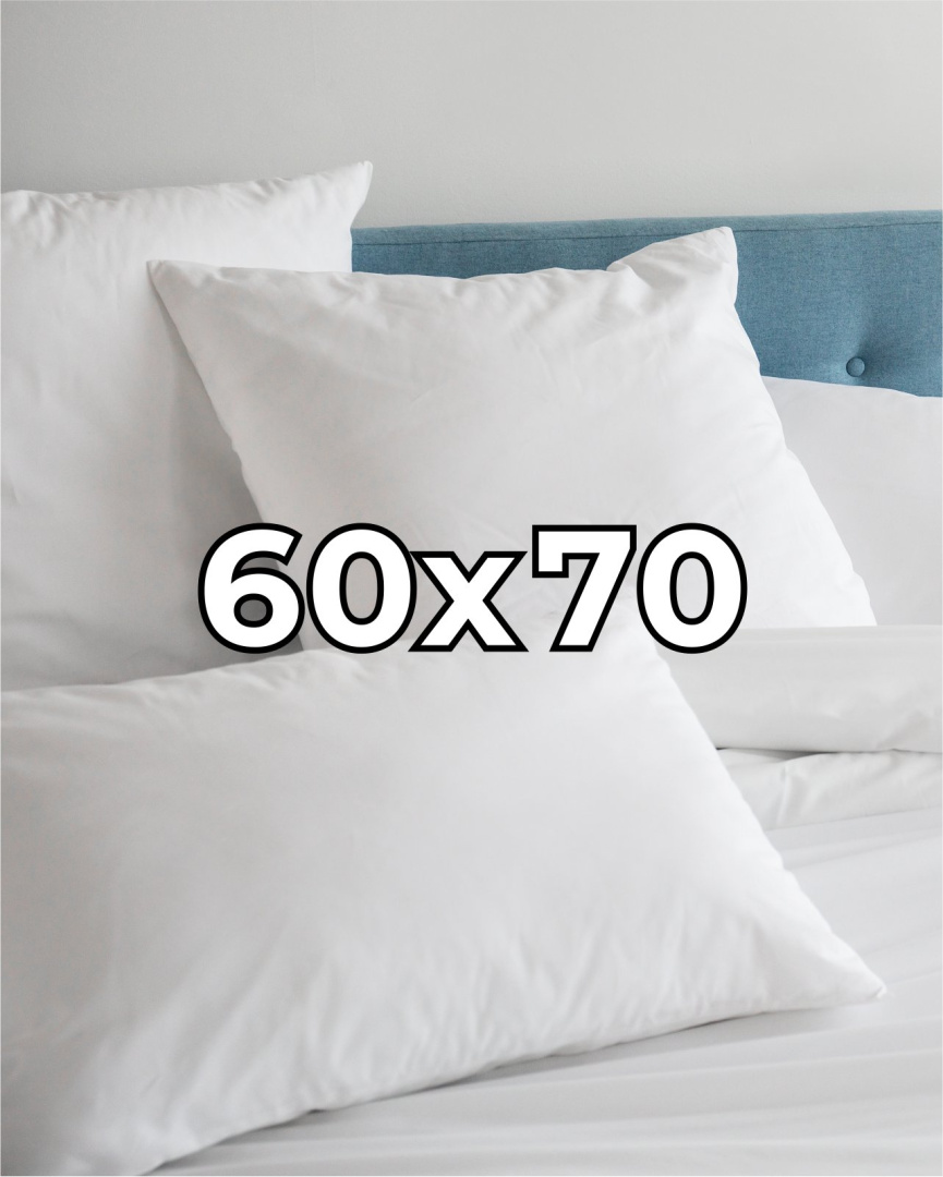 Satynowa poszewka hotelowa na poduszkę 60x70 cm, 100% bawełna