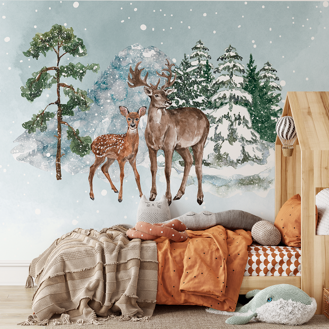 Fototapeta dla dzieci Zimowy Las - 650