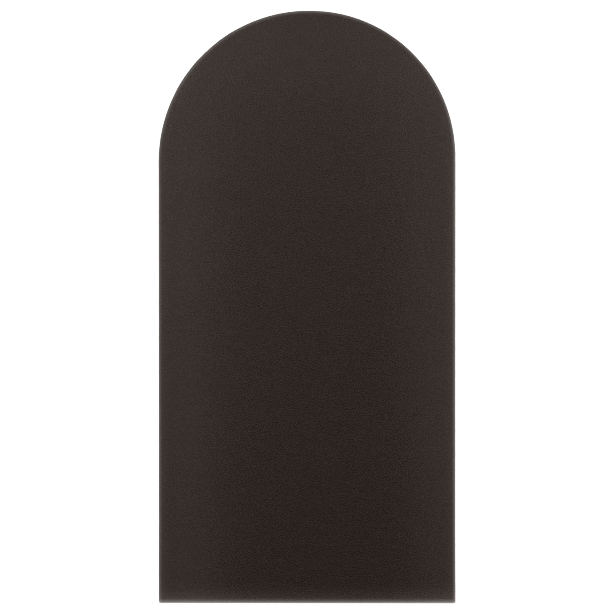 Panel Tapicerowany Eko Skóra Brązowy 30cm