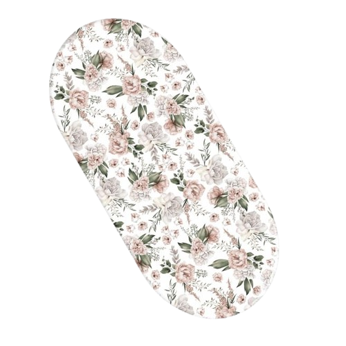 Prześcieradło bawełniane do gondoli Peonie AL