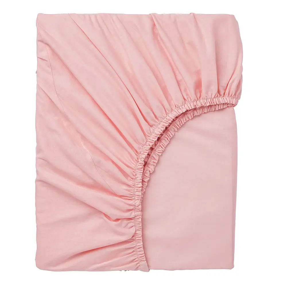 Bawełniane prześcieradło do łóżeczka z gumką brudny róż 80x40 cm Wyprzedaż