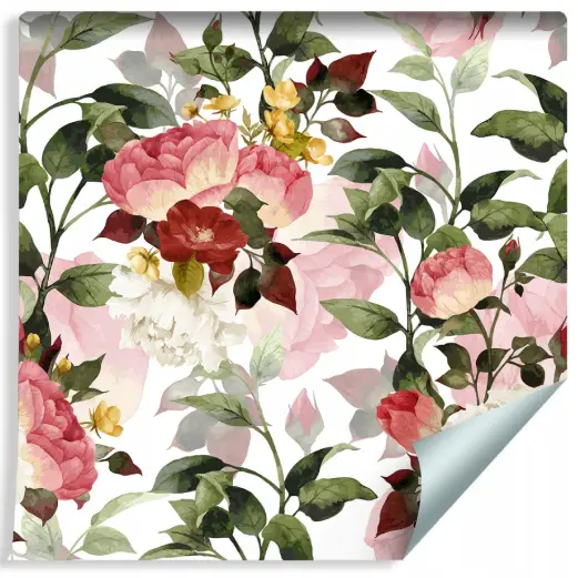 Tapeta Piękne Kolorowe Kwiaty /261283937