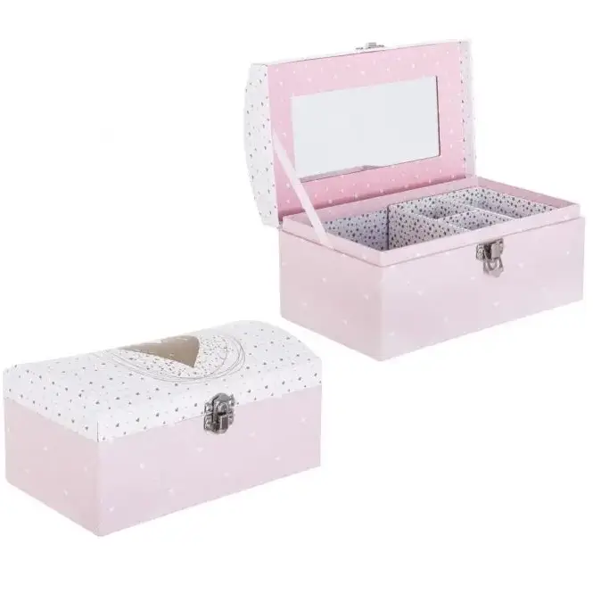 Szkatułka na drobiazgi z lusterkiem DB