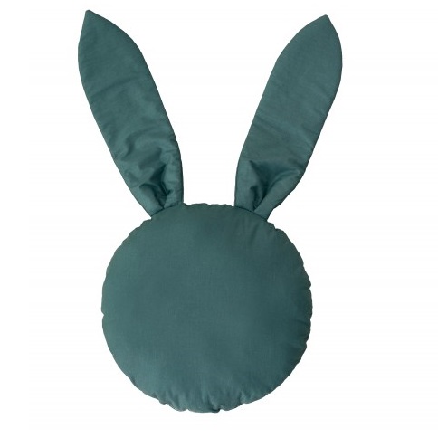 Poduszka Króliczek butelkowa zieleń BR