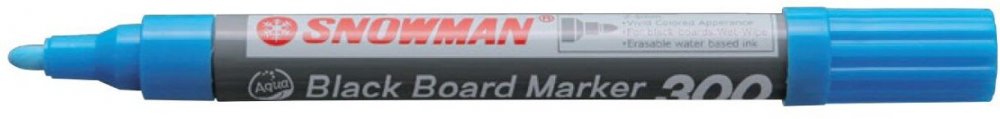 Marker kredowy Snowman 300, okrągła,2-5mm, niebieski