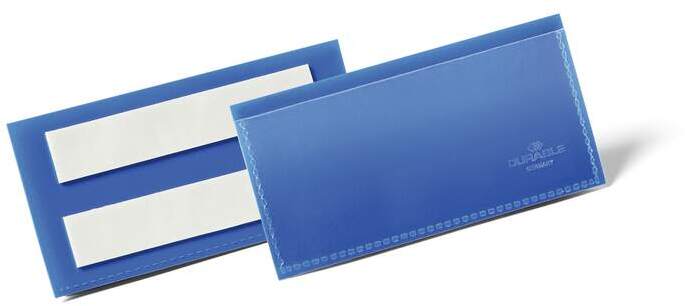 Kieszeń samoprzylepna Durable, 100x38mm, pozioma, 50 sztuk, granatowy