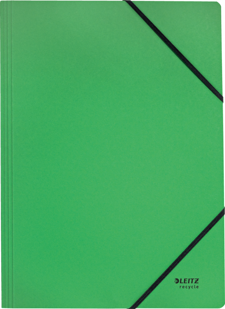 Teczka kartonowa z gumką Leitz Recycle, A4, 2mm, zielony