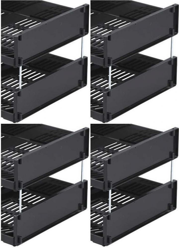 4x Nóżki do półek na dokumenty Durable Optimo (1700801058), 4 sztuki, srebrny