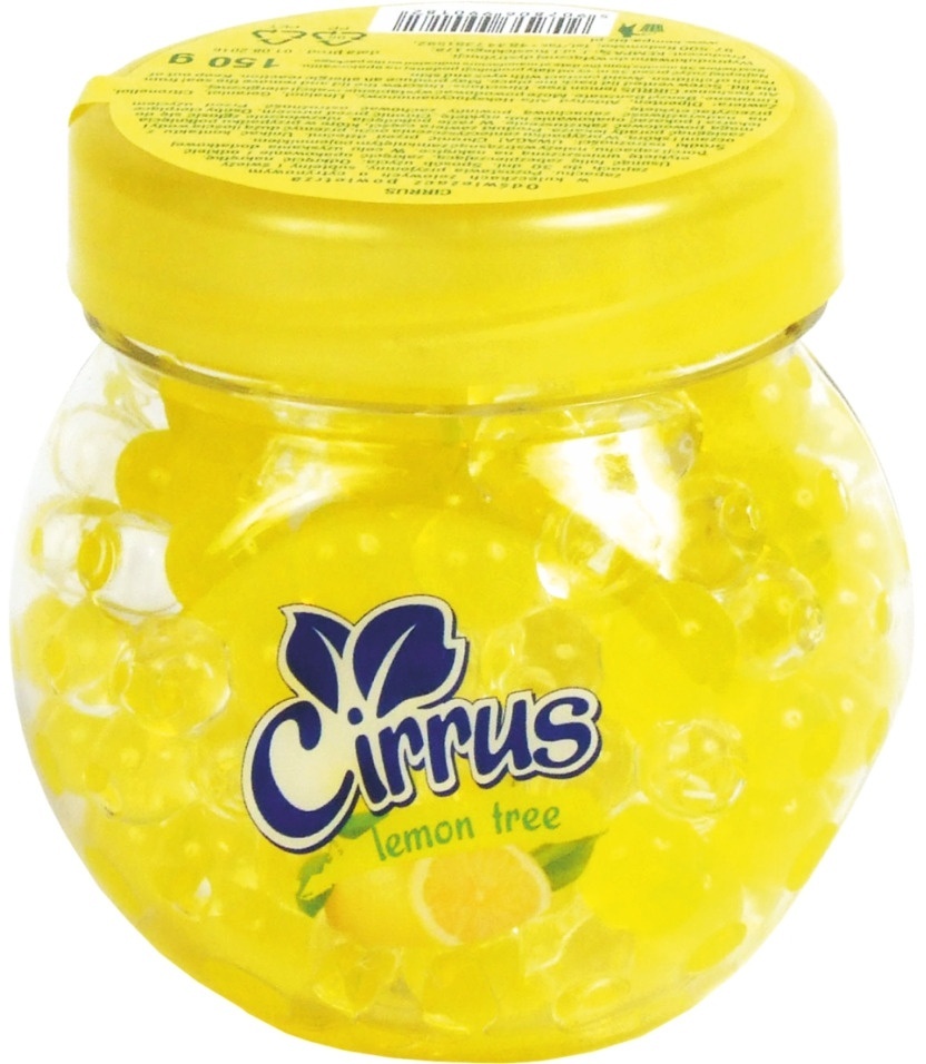 Odświeżacz powietrza Cirrus kulki, lemon tree, żel, 150g