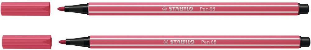 2x pisak Stabilo Pen 68/49, okrągła, 1mm, truskawkowy