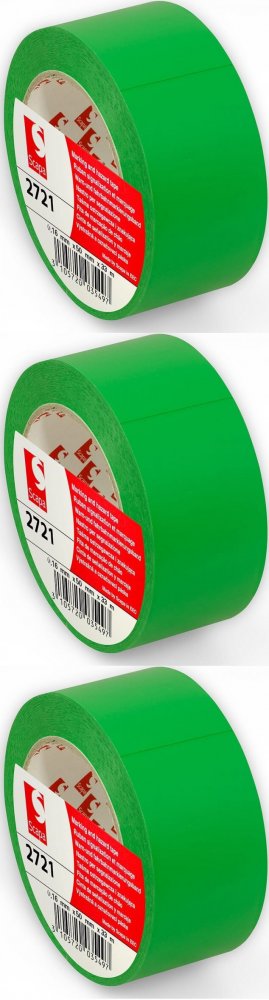 3x Taśma oznaczeniowa Scapa 2721, 50mm x 33m, zielony