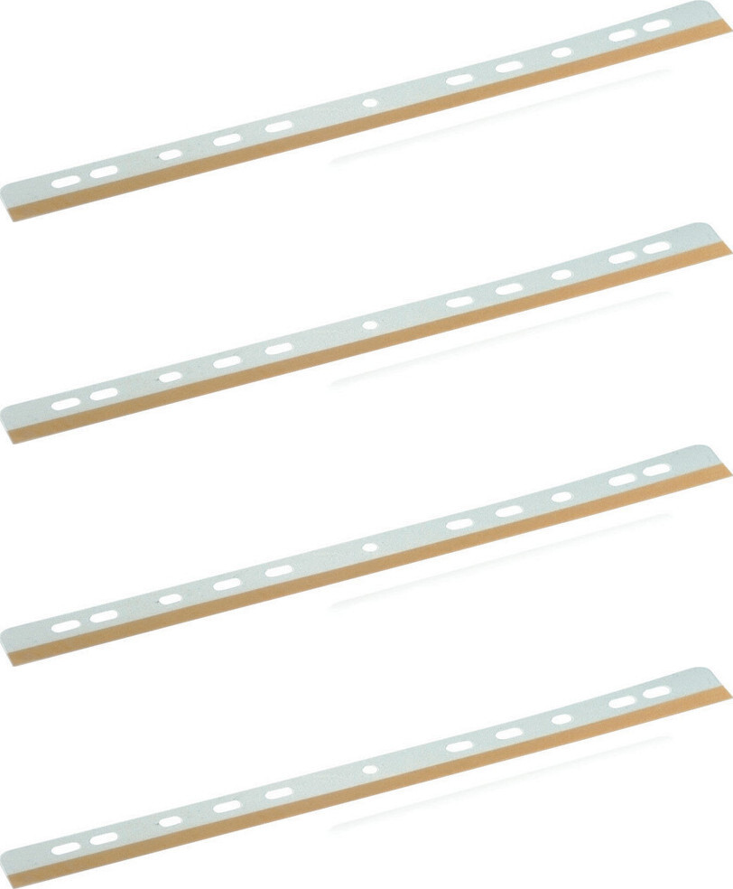 4x Listwa samoprzylepna Durable Filefix, wpinana, A4 (295x25mm), 250 sztuk, transparentny