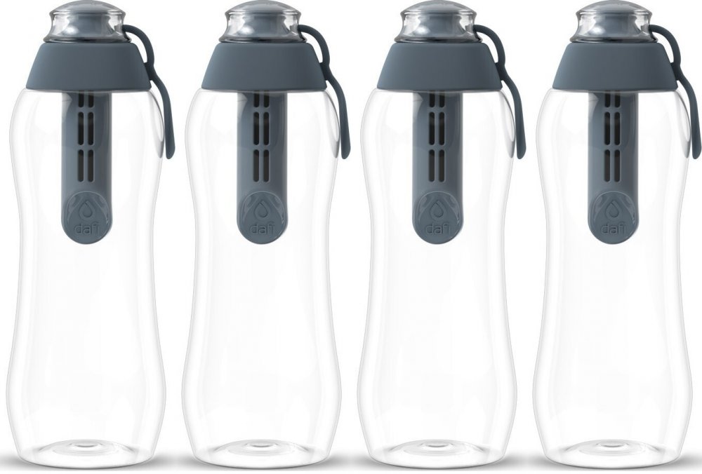 4x Butelka filtrująca Dafi, 0.3l, stalowy