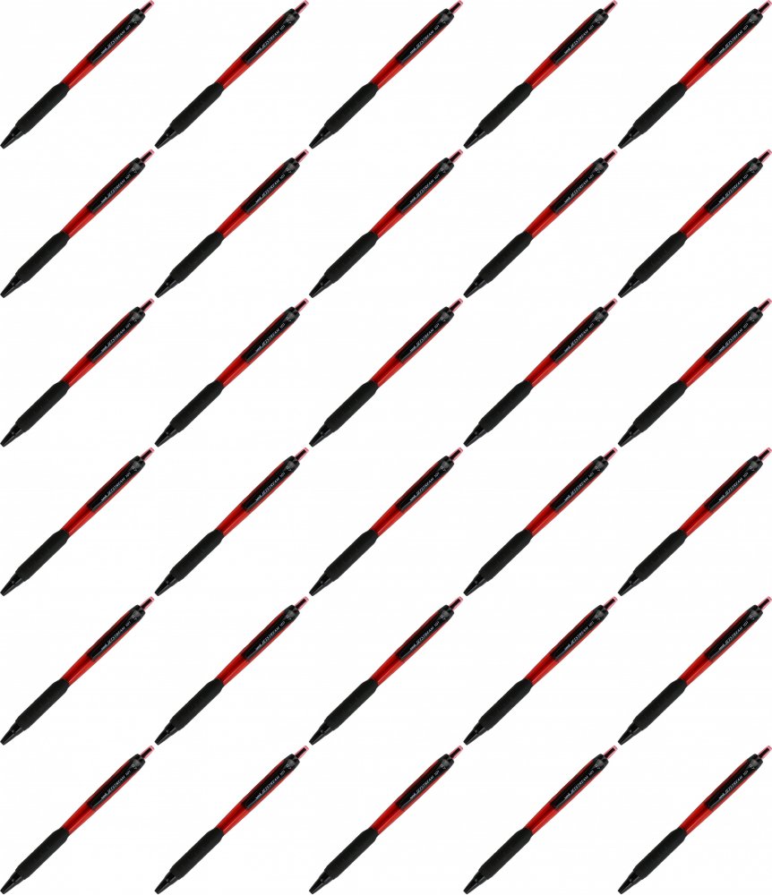 36x Długopis automatyczny Uni SXN-101 Jetstream, 0.7mm, czerwony