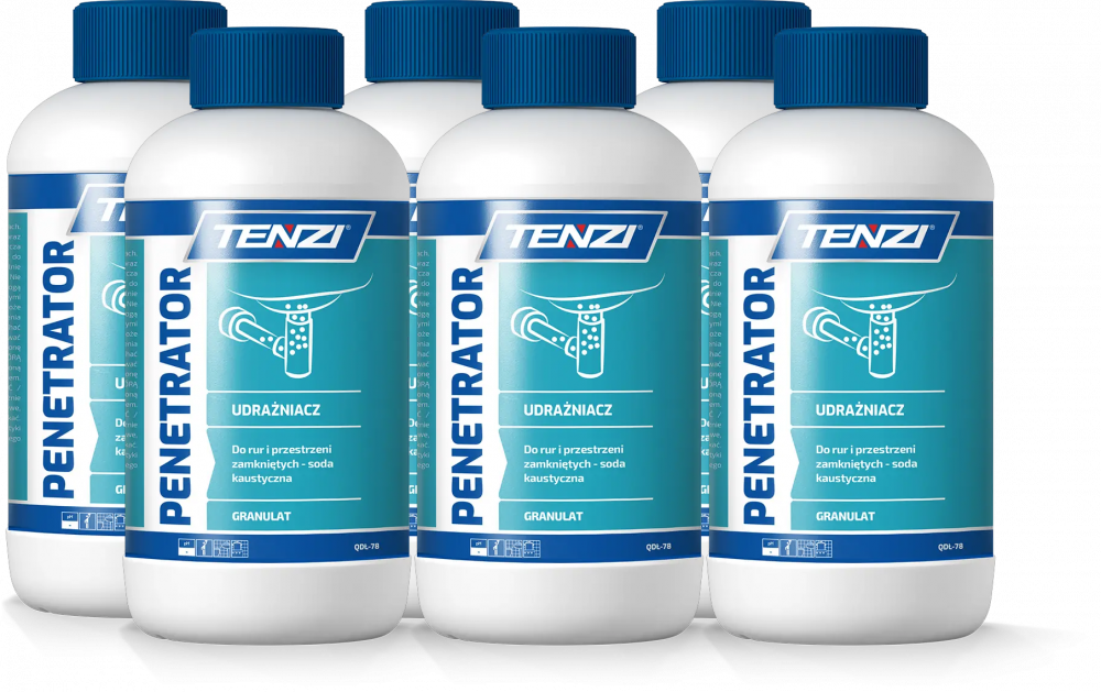 6x Udrażniacz do rur Tenzi Penetrator, 0.5kg