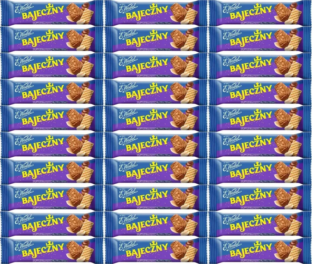 72x Baton Wedel Bajeczny, orzechowy, 40g