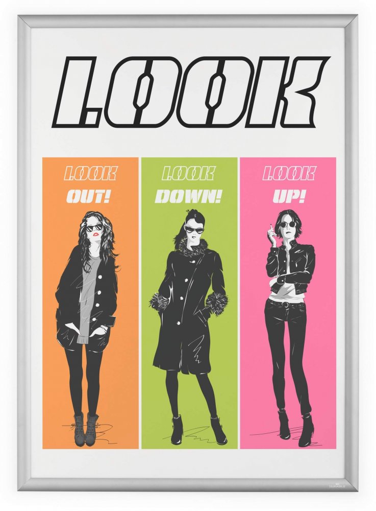 Ramka zatrzaskowa Durable, aluminiowa, A1, srebrny