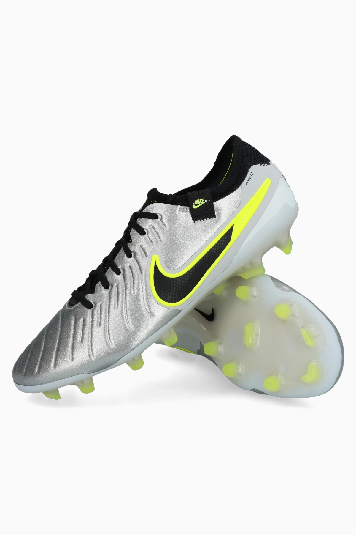 Korki Nike Tiempo Legend 10 Elite FG - Srebrny