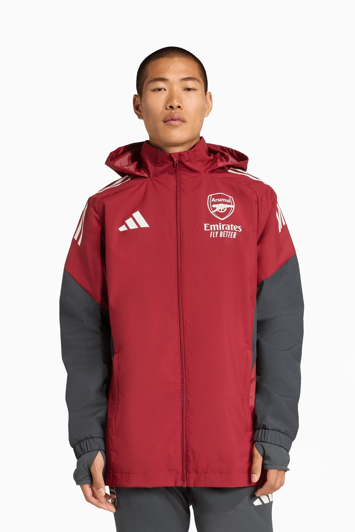 Kurtka adidas Arsenal FC 25/26 Competition - Czerwony