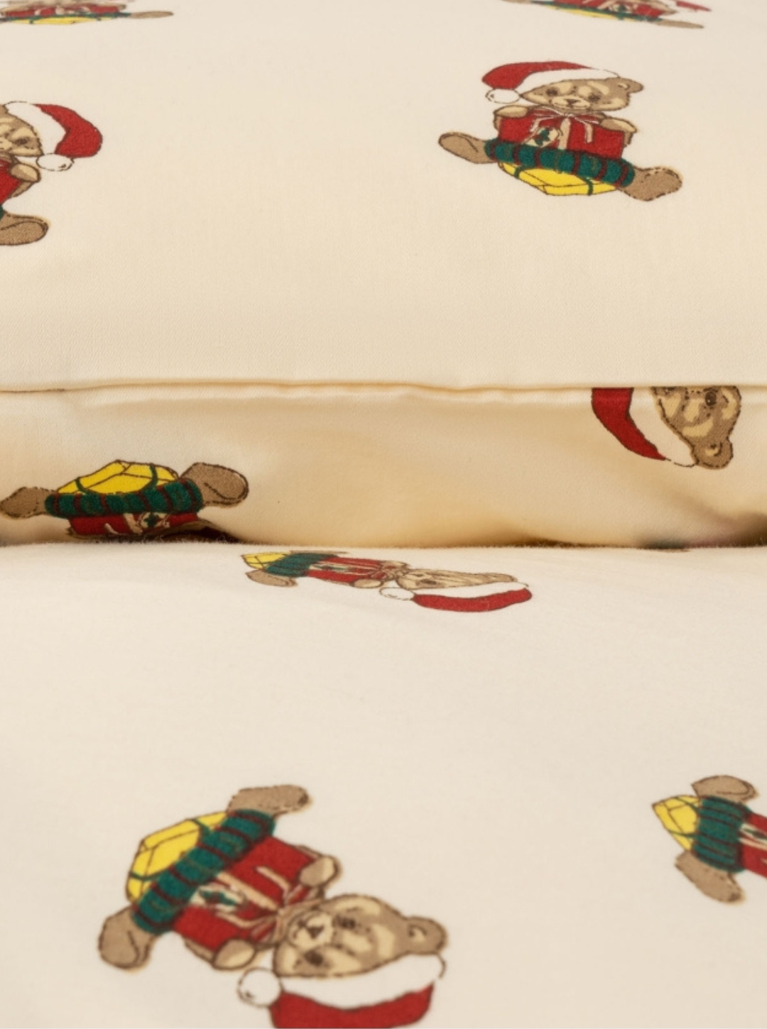 Świąteczna Pościel dla Dorosłych CHRISTMAS TEDDY GOTS 200X140 Konges Sløjd