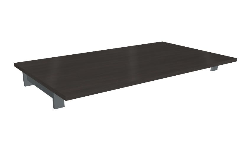 NOTER PO128 Blat pojedynczy 138,5x80x10h (Kolor blatu: Szary platynowy)