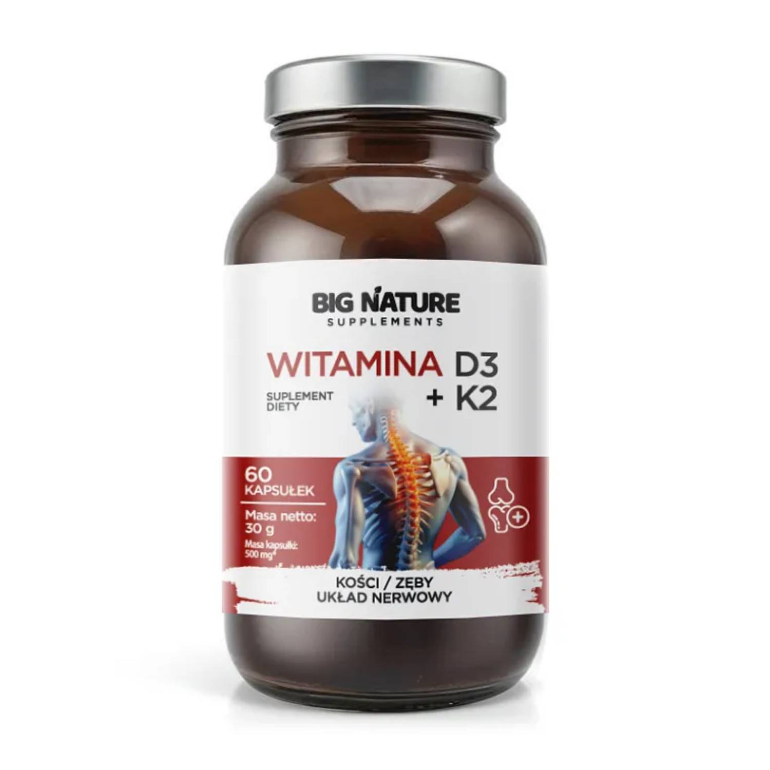 Big nature d3+k2, 60 kapsułek