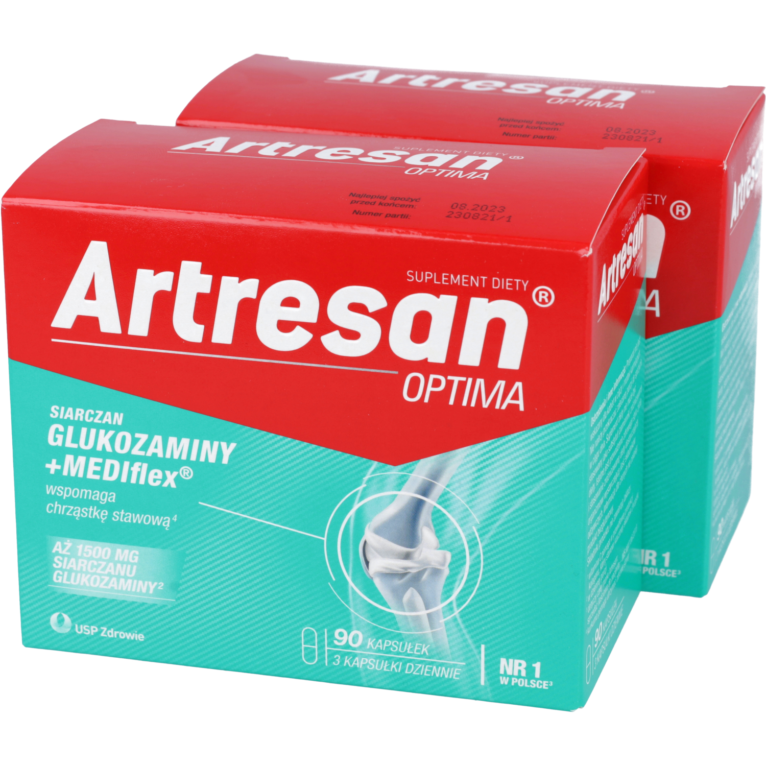 Zestaw: 2 x artresan optima, 90 kapsułek