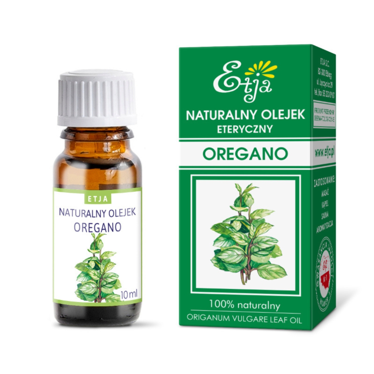 Etja - naturalny olejek eteryczny, oregano, 10 ml