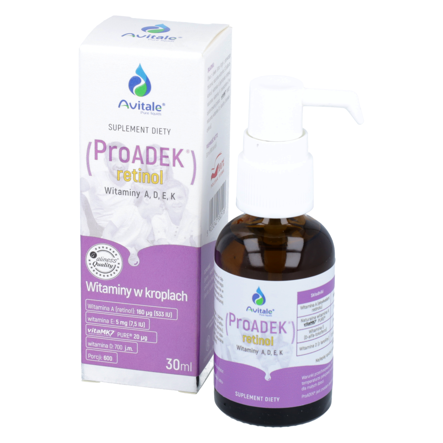 Avitale, witamina proadek retinol, 30 ml