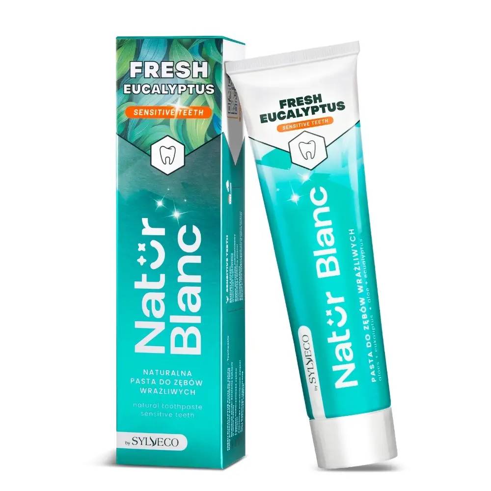 Sylveco natur blanc fresh eucalyptus - pasta do zębów wrażliwych, 100 ml