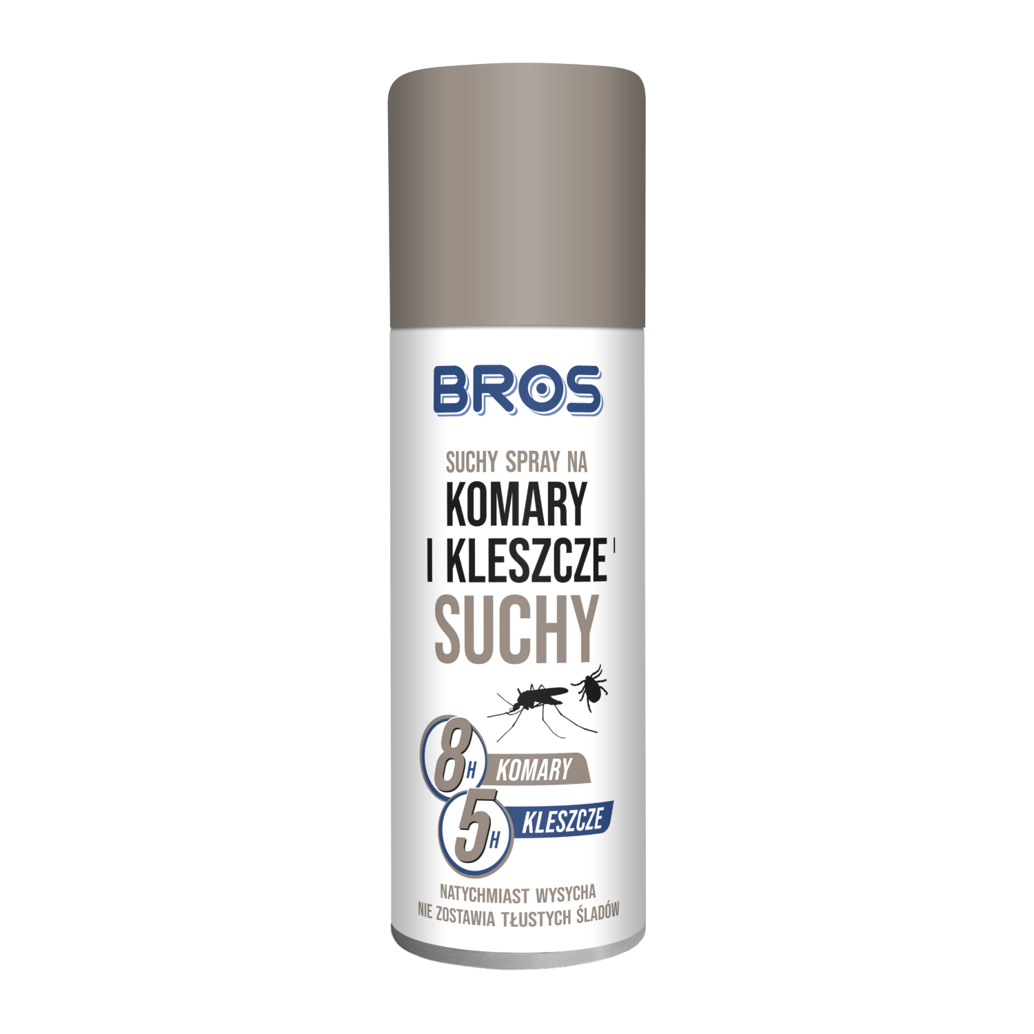 Bros - suchy spray na komary i kleszcze, 90 ml (data ważności: 31.12.2025)