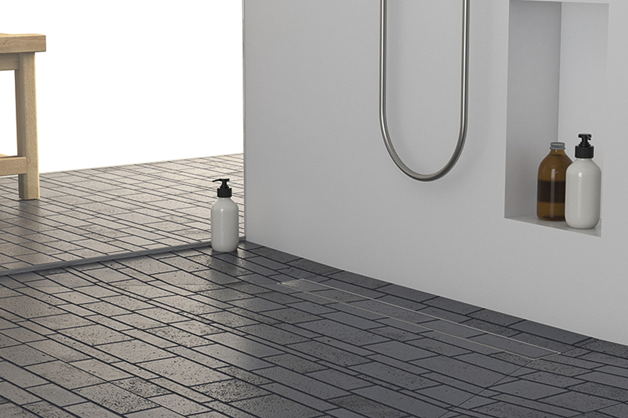 Laveo Plado odpływ prysznicowy 100 cm ruszt pod płytkę COV210D