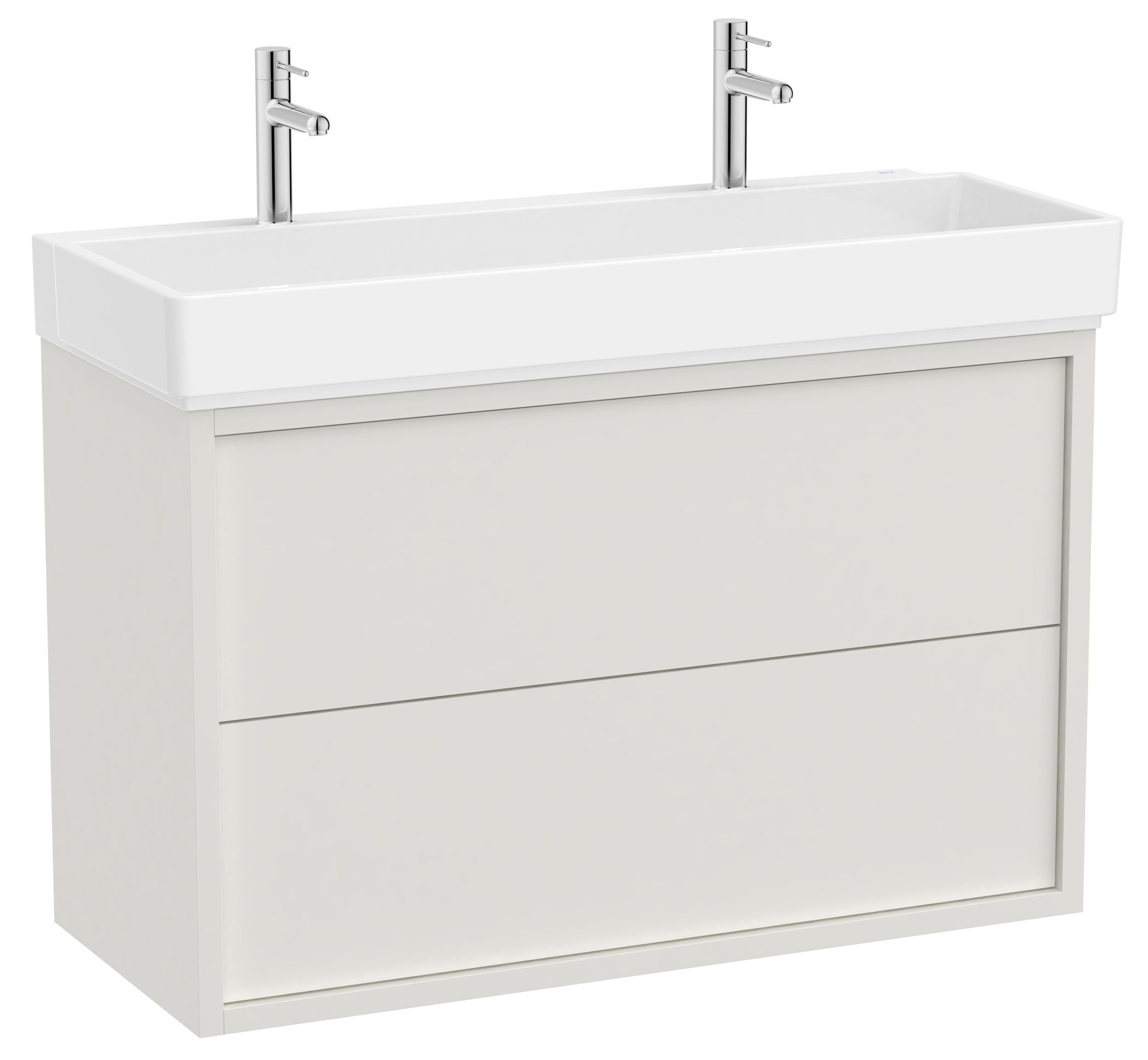 Roca Tura umywalka z szafką 100 cm biały mat A852036558