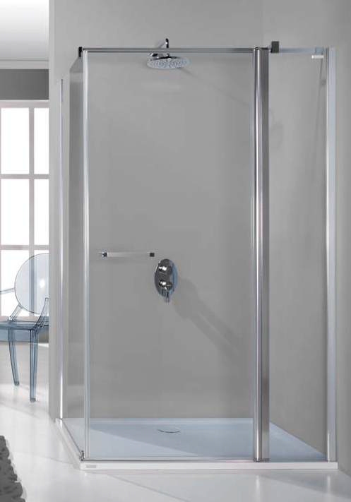 Sanplast Prestige III KNDJ2/PRIII-90x110-S smW0 kabina prysznicowa 90x110 cm prostokątna srebrny mat/szkło przezroczyste ...