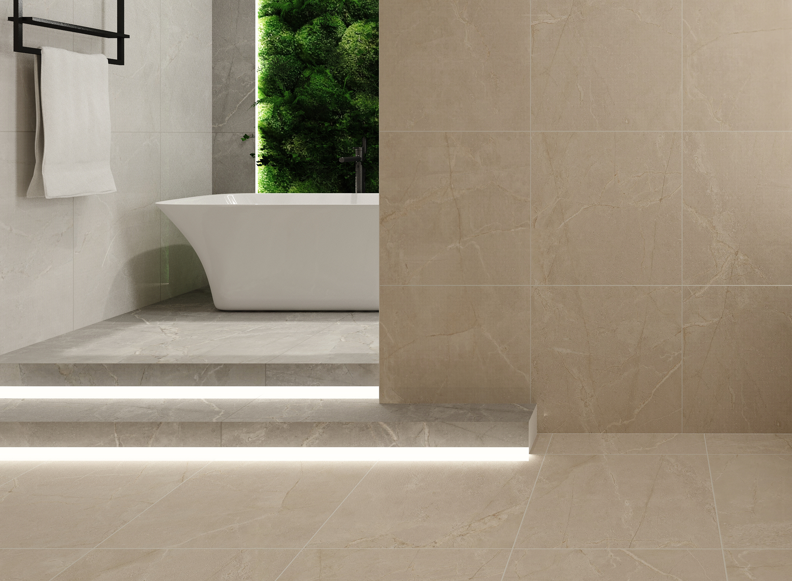 Ego Ceramics Crista Crema płytka ścienno-podłogowa 60x60 cm