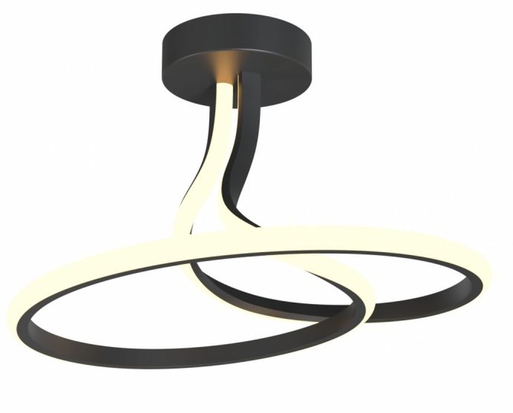 Zuma Line Clint lampa podsufitowa 1x26W czarna MX6349-1-3BT