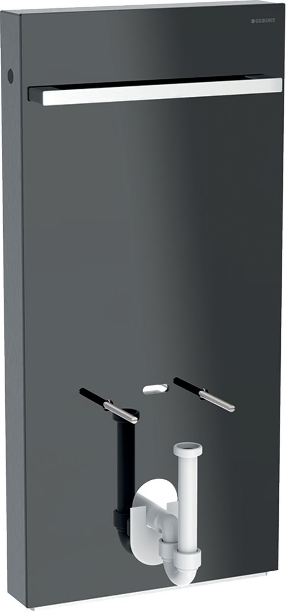 Geberit Monolith moduł sanitarny do bidetu szkło lava/aluminium czarny chrom 131.030.JK.5