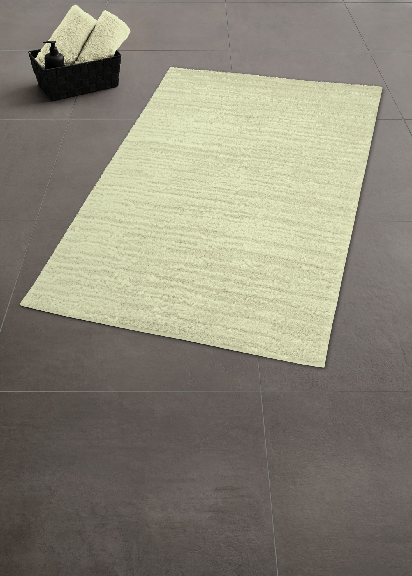 Kleine Wolke Glow dywanik łazienkowy 60x100 cm poliester zielony 9186616360