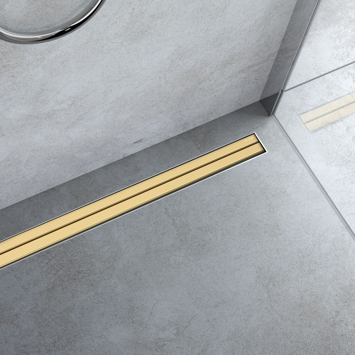 Oltens Langan Slim maskownica odpływu liniowego 70 cm złoty 30018800 - Wysyłka w 24h