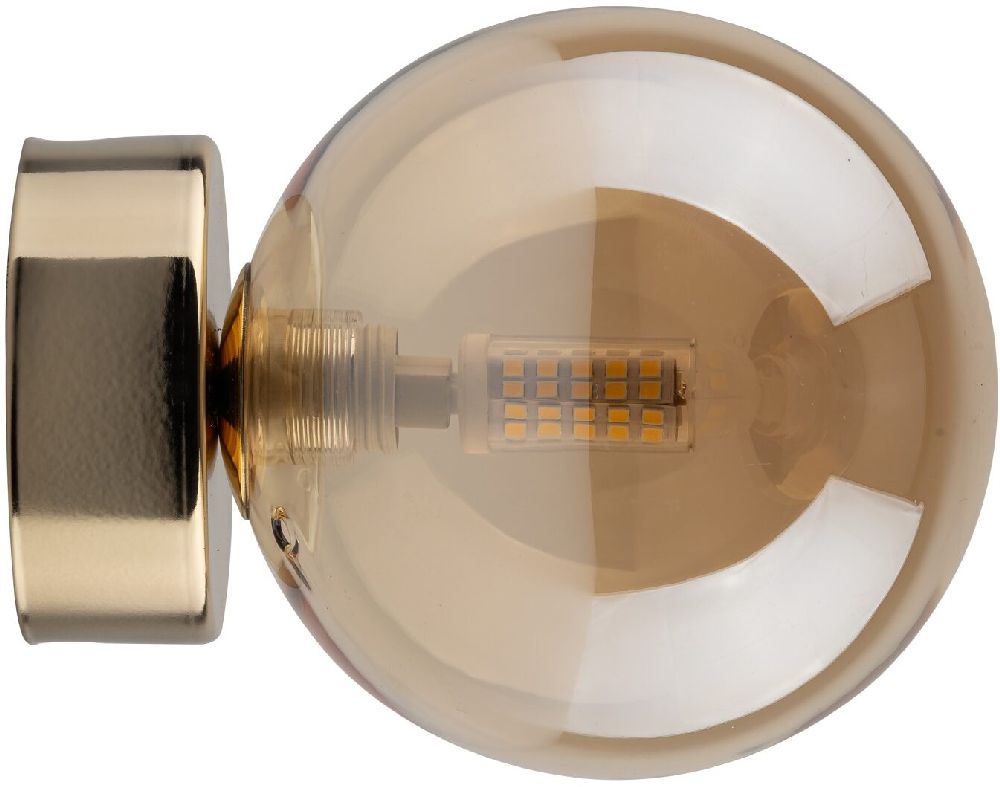 TK Lighting Estera kinkiet 1x8 W złoty 10257