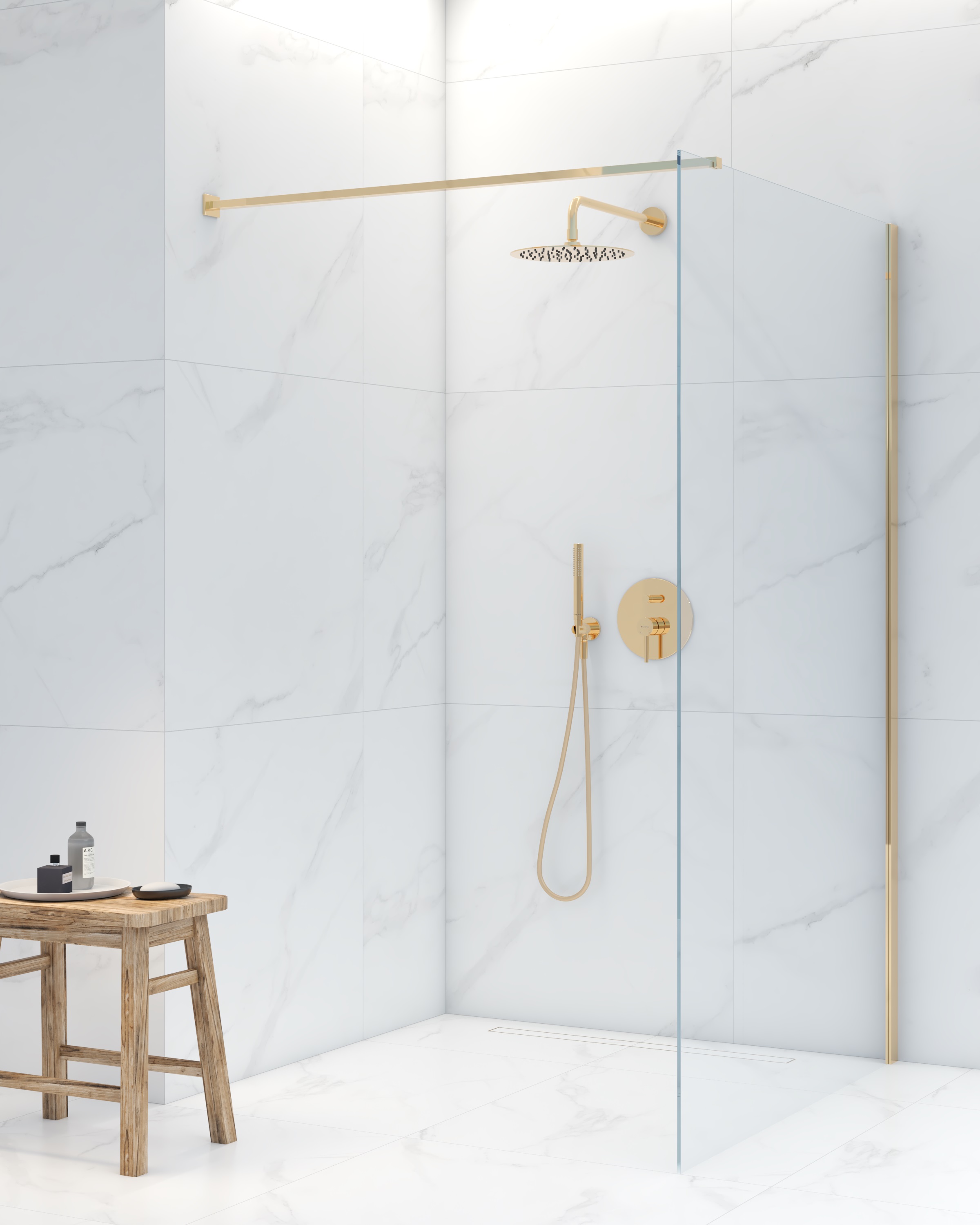 Oltens Ume słuchawka prysznicowa złoty połysk 37102800 - Wysyłka w 24h