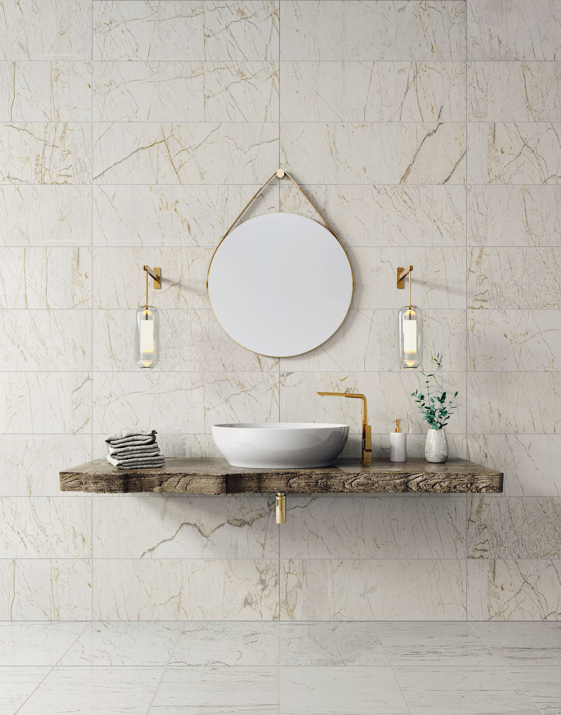 Euroceramic Astora Crema płytka ścienna 30x90 cm