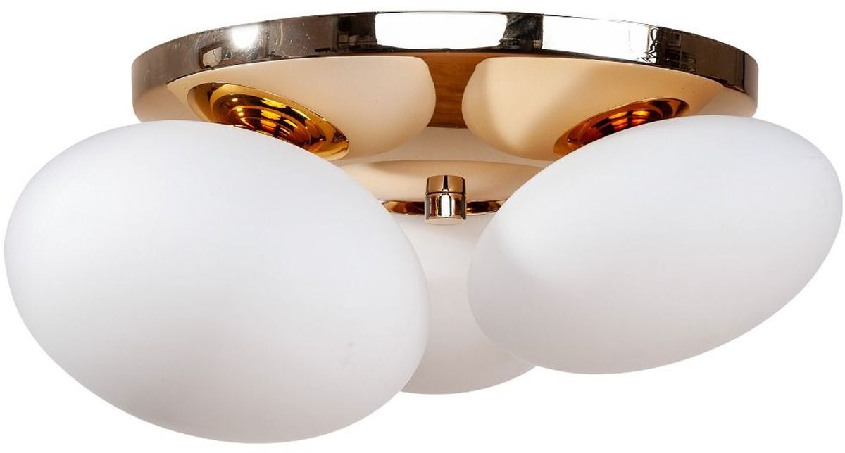 Zuma Line Omi lampa podsufitowa 3x5 W złota 1191