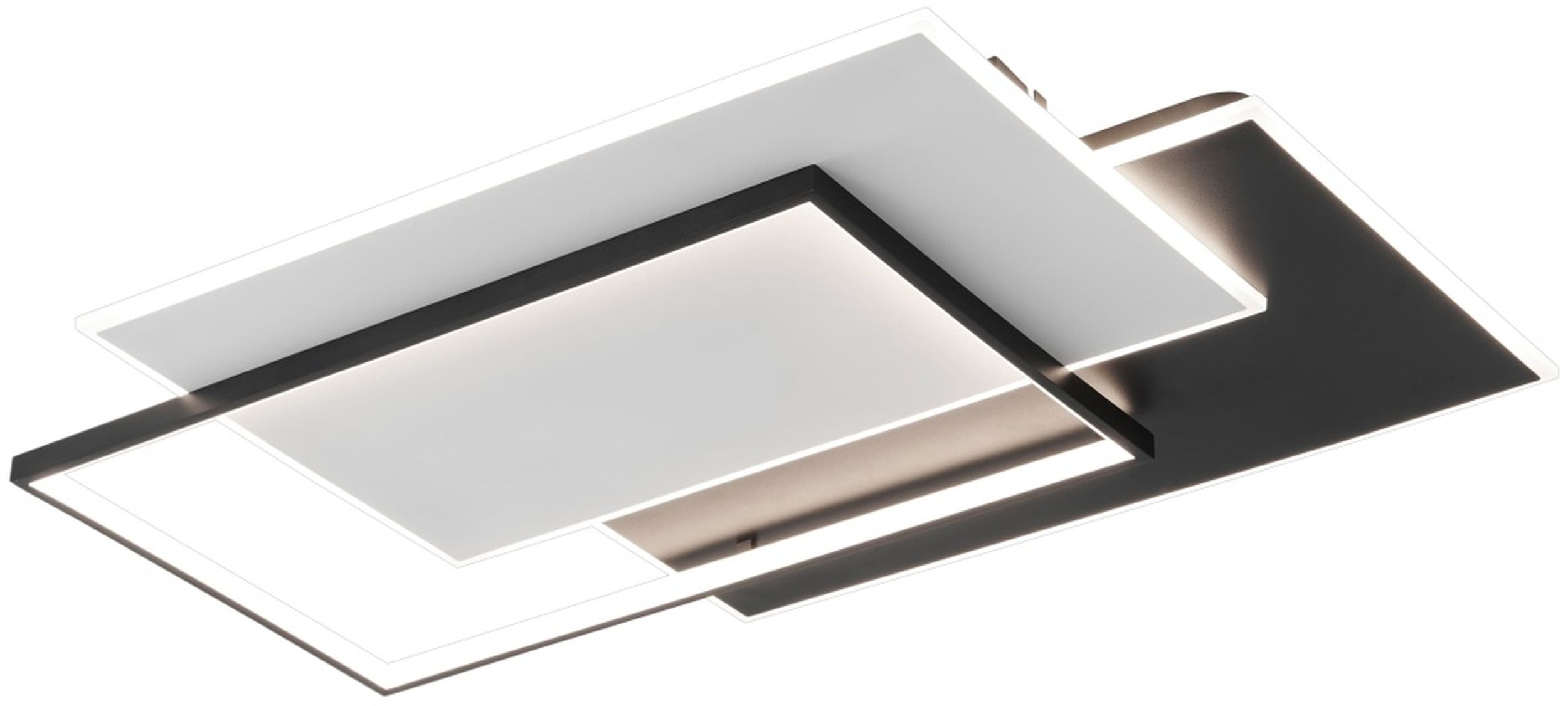 Kaja Lagos lampa podsufitowa 1x118W LED czarny/biały K-8194