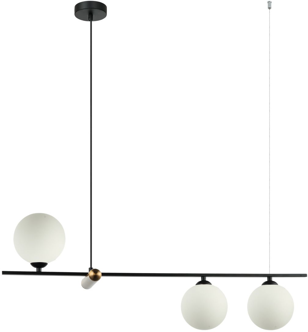 Italux Barletta lampa wisząca 3x25 W czarna PND-76540-3-BK