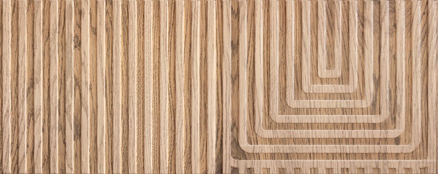 Tubądzin Liberte Wood 2 Str płytka ścienna 74,8x29,8 cm drewno brązowy mat