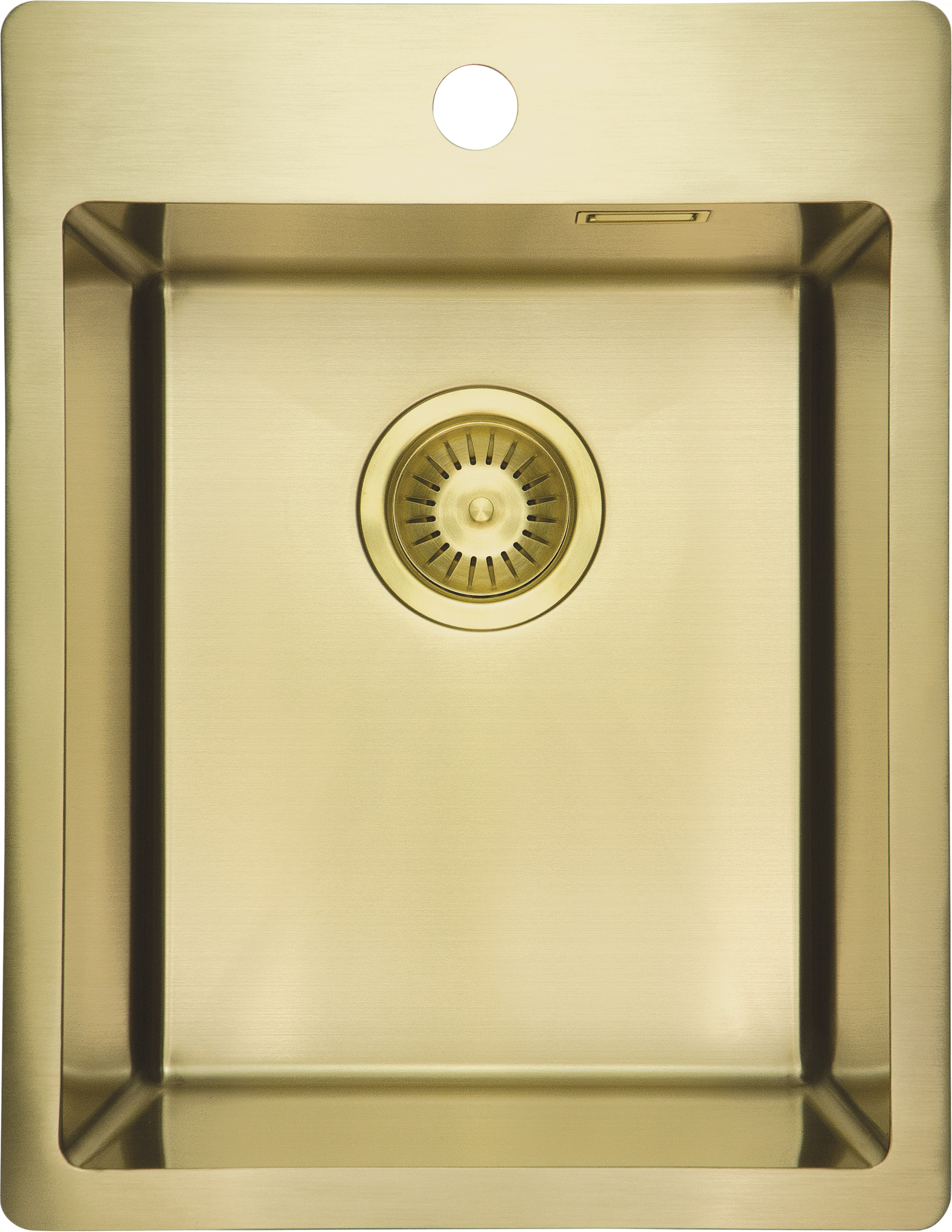 Deante Olfato zlewozmywak stalowy 50,5x39 cm złoty ZPO_R10E - Wysyłka w 24h